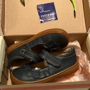 Livie and Luca navy blue leather shoes